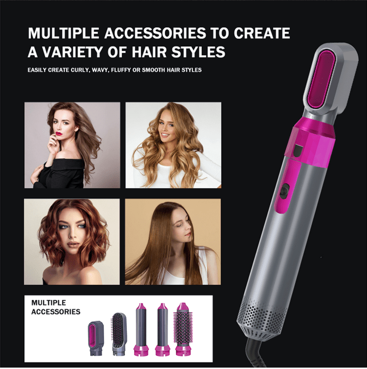 Hot Hair Brush (5-in-1)