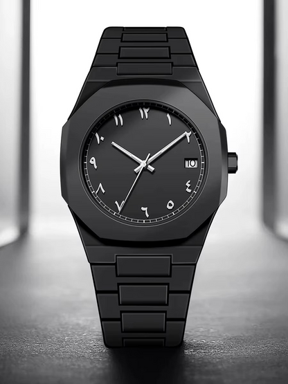 Black Premium Arabic Aura Watch